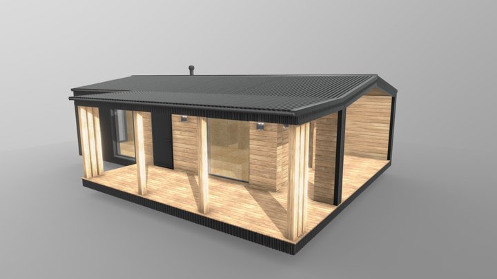 homes barn 90 3D Model