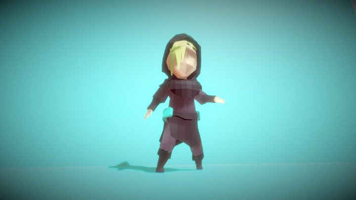 Explorer low-polly 3D Model