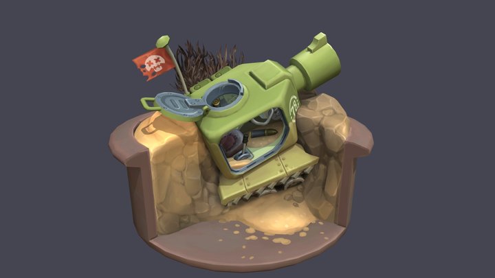 Sand Trap 3D Model