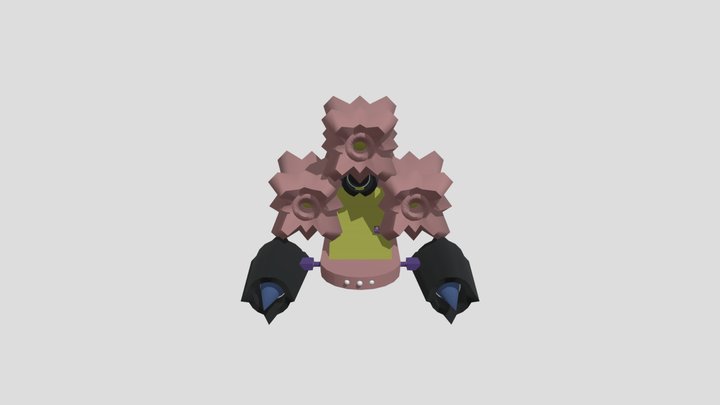 Hoverboard Evil 3D Model