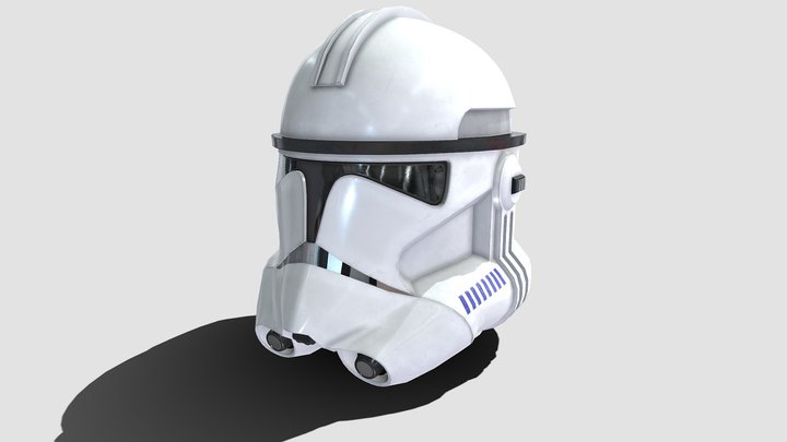 Star Wars - Phase II Clone Trooper Helmet 3D Model