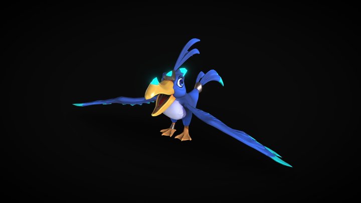 Papuga 3D Model