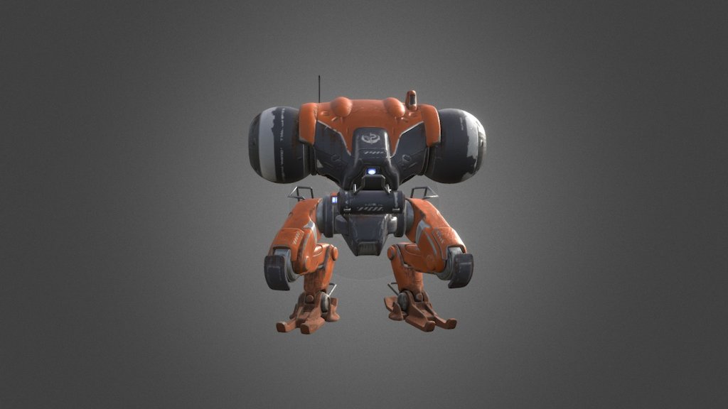 Robot Texturing (Substance Painter) - 3D model by Alex Golden ...