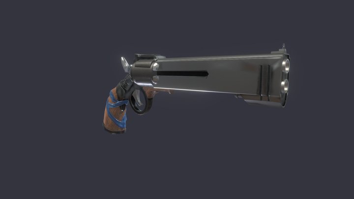 sci-fi pistol 3D Model