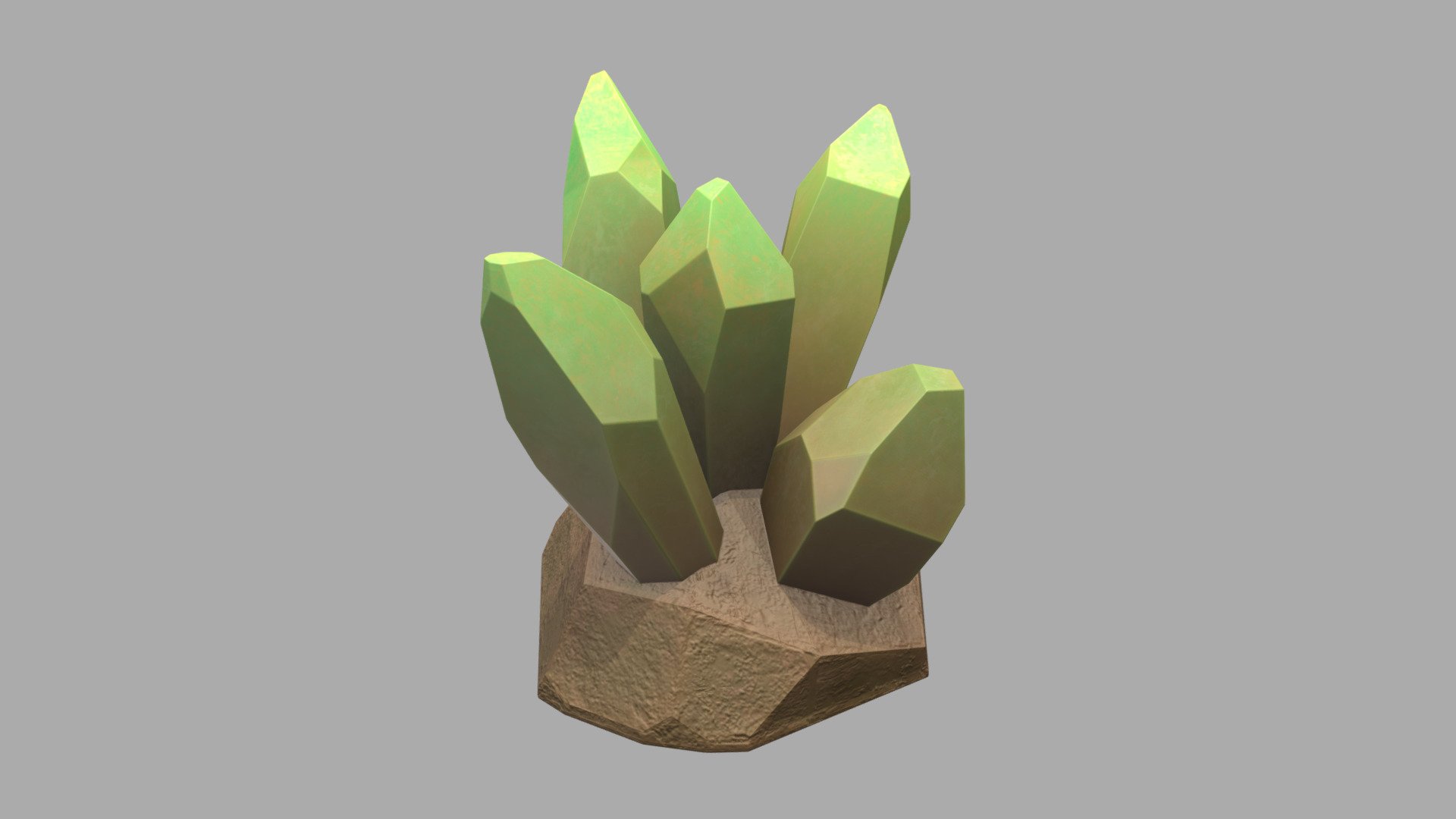 Low-poly Crystal Geode - 3D model by Art-Teeves [9e7c70c] - Sketchfab