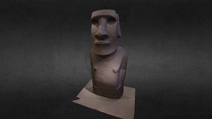 Updated Photogrammetry Model of Hoa Hakananai'a 3D Model