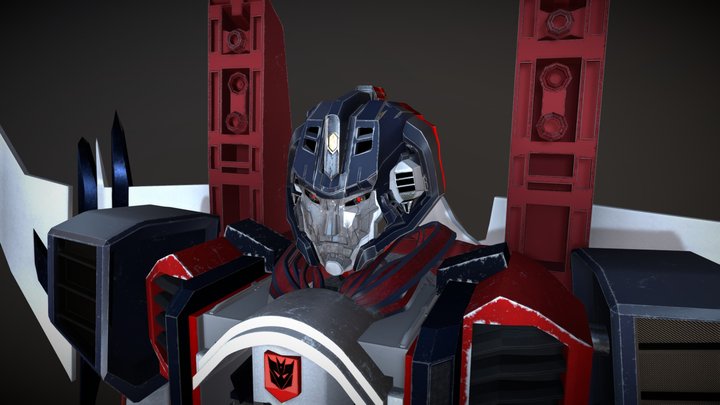 not-that-good Starscream 3D Model