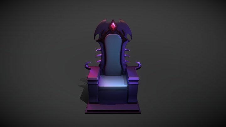 Genshin Inspired Throne 3D Model