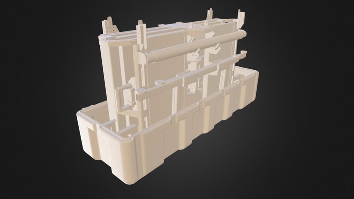 Konteyner Pod Monitor 3D Model