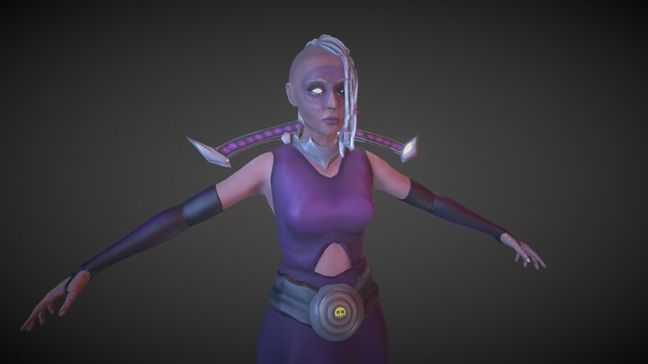 Witch Queen Lysandra 3D Model