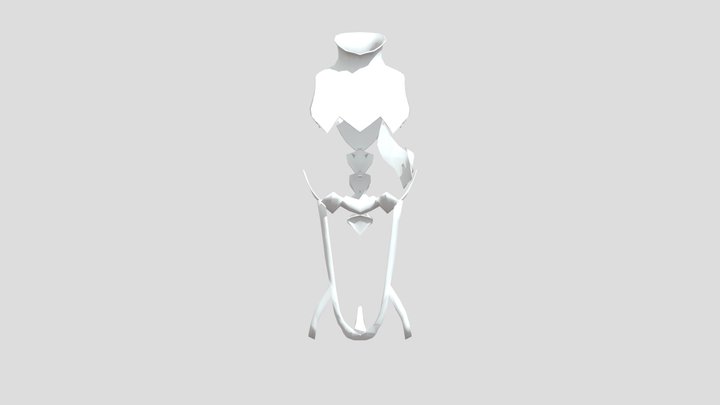 Satsuki_ Junketsu Top 3D Model