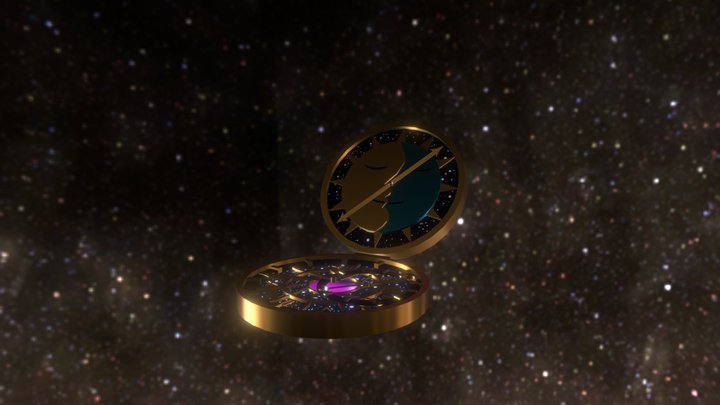 Astral clock 3D Model