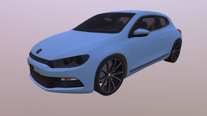 VW Scirocco 3D Model