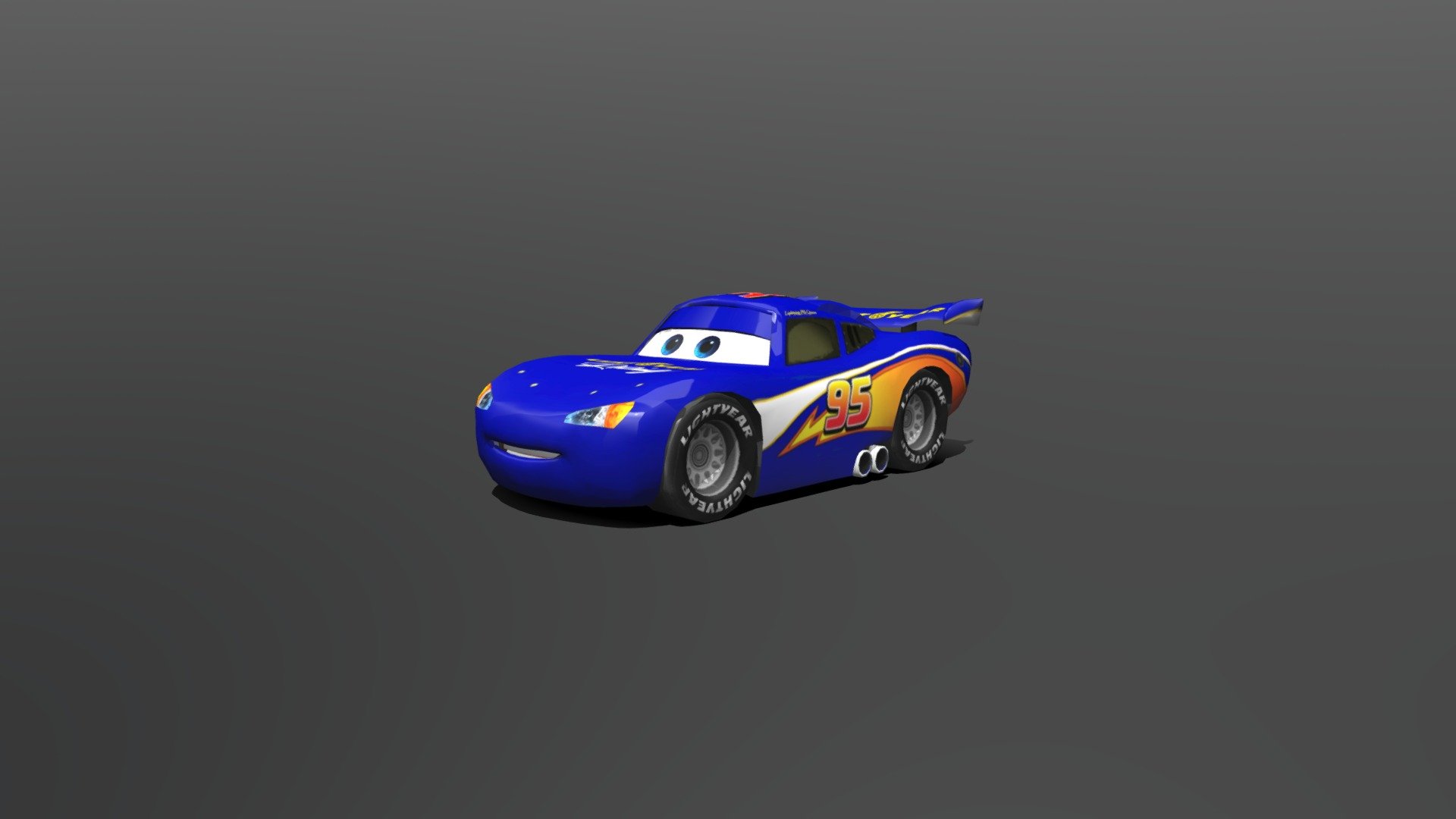 McQueen Lightyear Cars2 Lightning Fast as Cars - Download Free 3D model ...