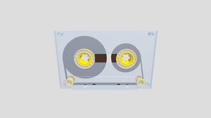 Audio Tape Cassette // WIP Work in Progress v11 3D Model