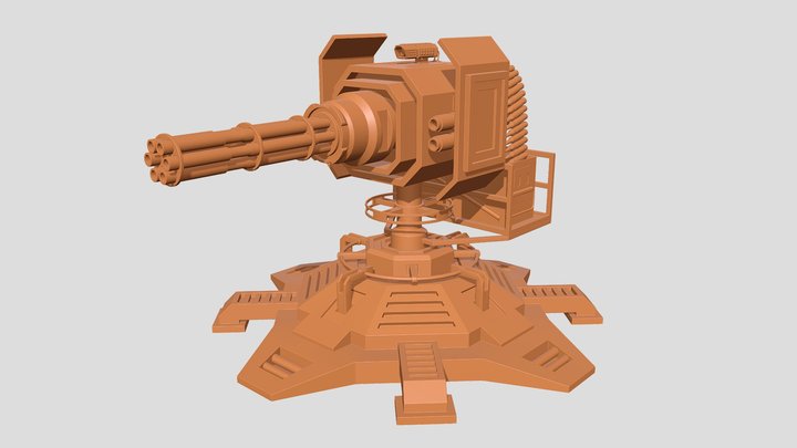 Turret Concept 4 3D Model