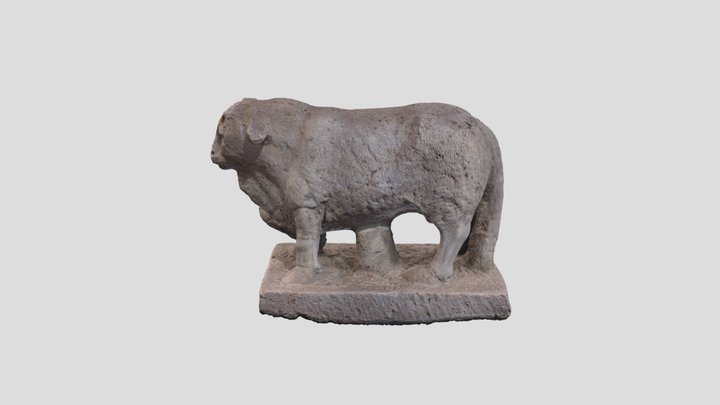 Bikaszobor / Statue of a bull 3D Model