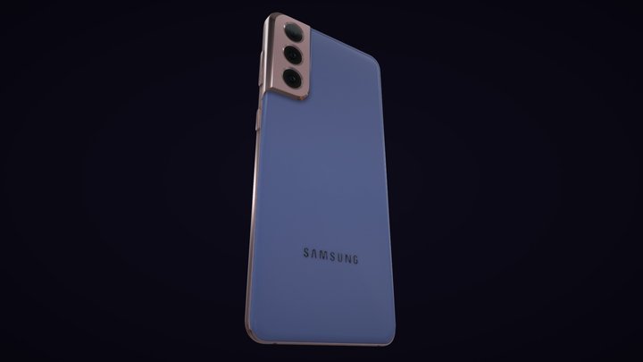 Samsung Galaxy S21 Phantom Violet 3D Model
