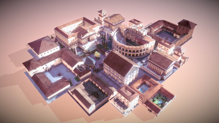 Path of Rome - Roman city 3D Model