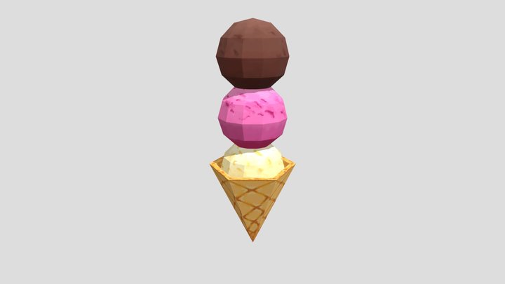 Ice cream 3D Model
