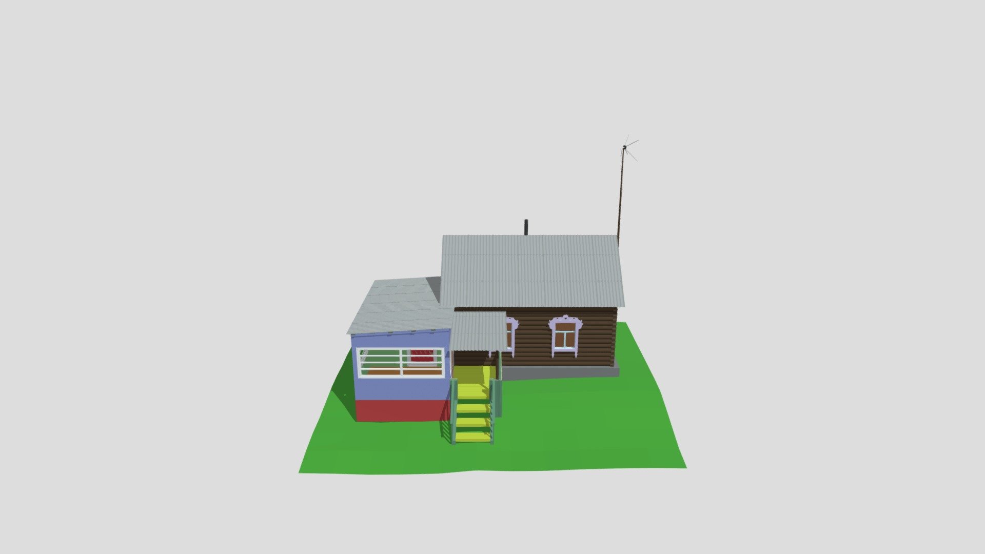 House - 3D Model By Sashabobrik92 [9e846d5] - Sketchfab