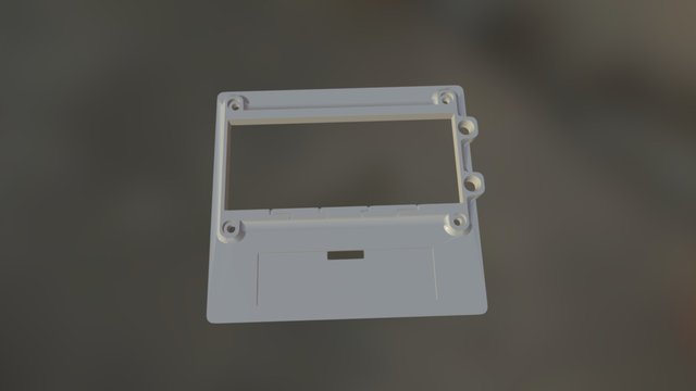Open ArdBir all-in-one front panel 3D Model