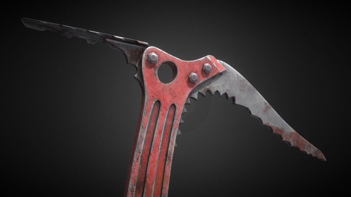 Ice Axe 3D Model