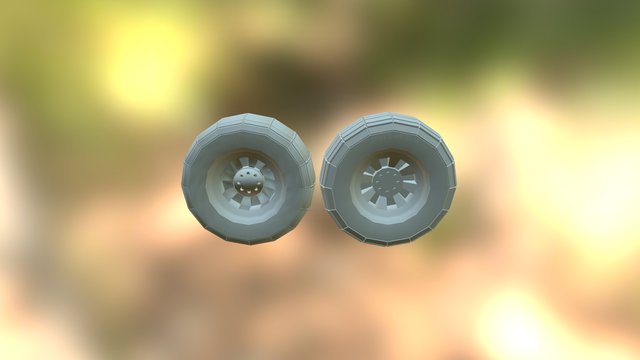 Breiter Jacob Normal Tires 3D Model