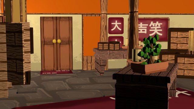 Chinese room 3D Model