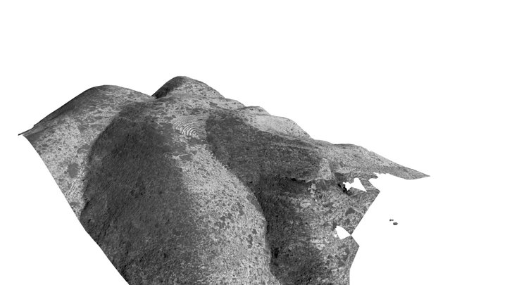 Mojones de término  Dénia - Teulada. Vuelo 1961 3D Model