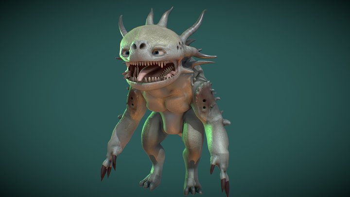 Superman 2025 big creature 3D Model