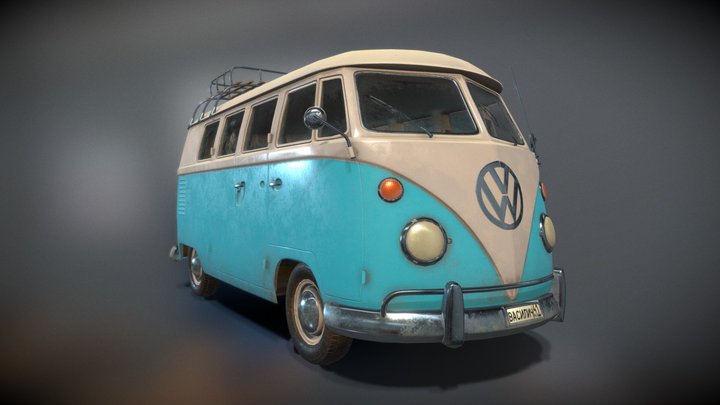 Volkswagen Transporter 3D Model