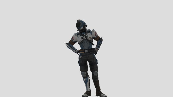 Animated Visitor - Fortnite Shattered – Modello 3D gratuito STL