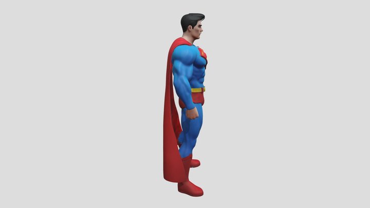 My custom Superman 3D Model