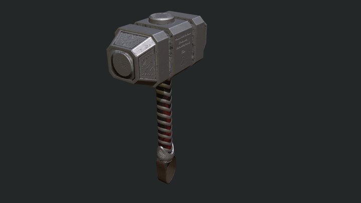 Mjolnir 3D Model