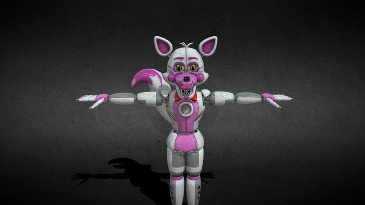 Funtime Foxy help wanted 3D Model