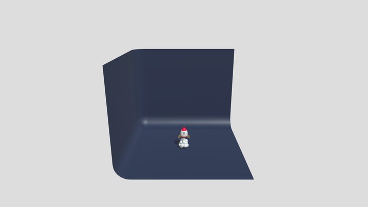 small rocket 3D Model