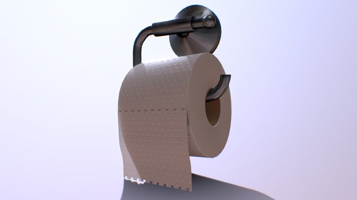 ToiletRoll 3D Model
