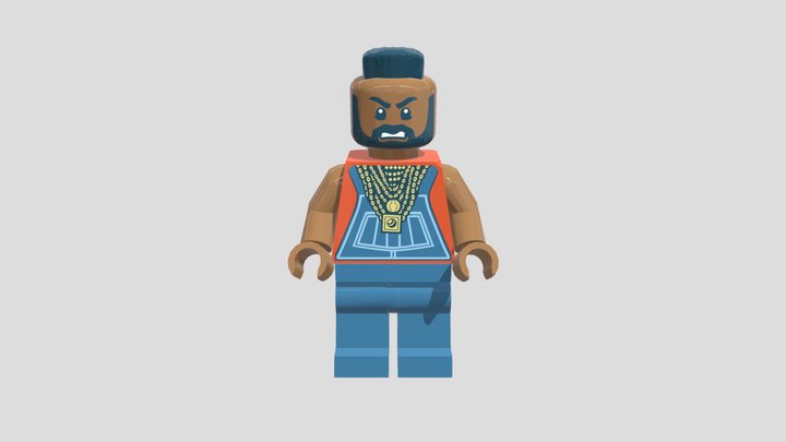 Lego Mr.T 3D Model