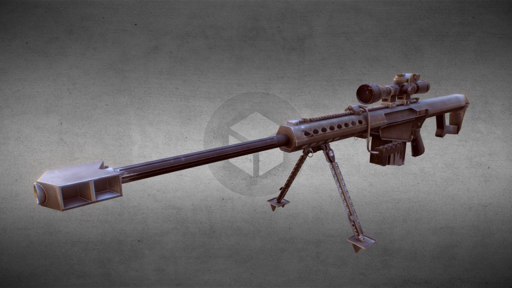 M82 Marksman - 3d Model By Zombiegunshipsurvival [9e8be67] - Sketchfab