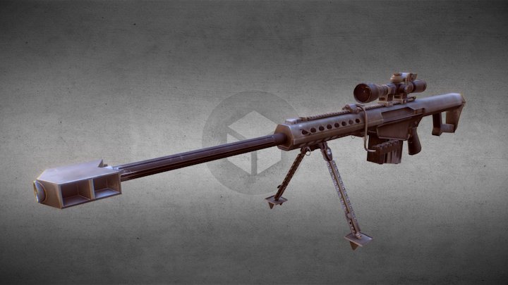 M82 Marksman 3D Model