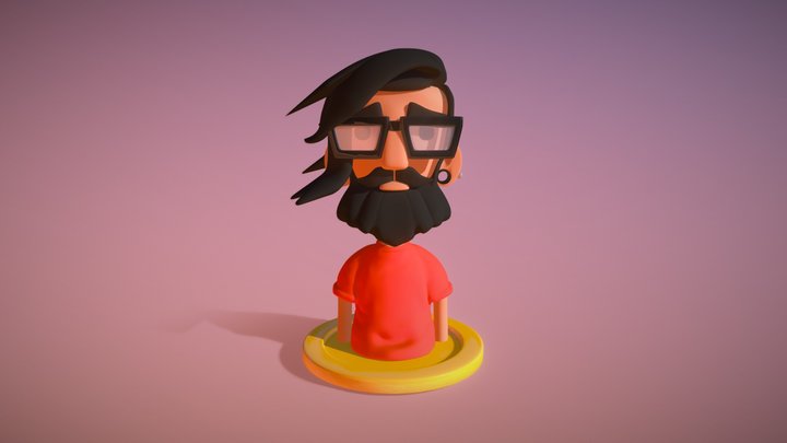 Pastore 3d - Cartoon 3D Model