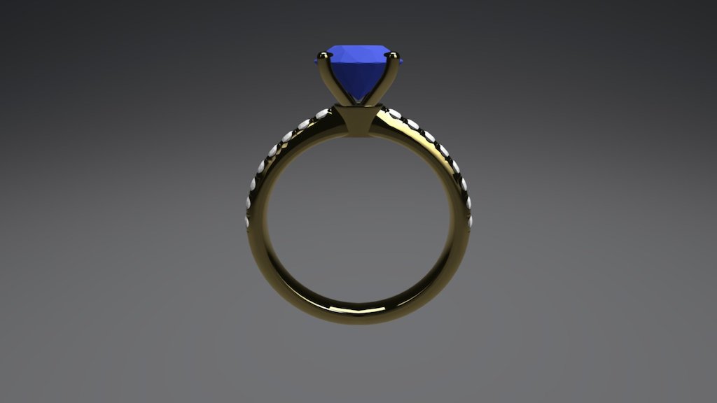 D & E Engagement Ring