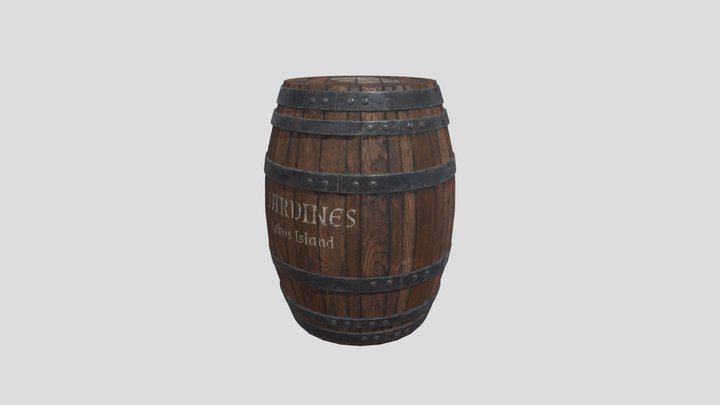 Barrel 3D Model