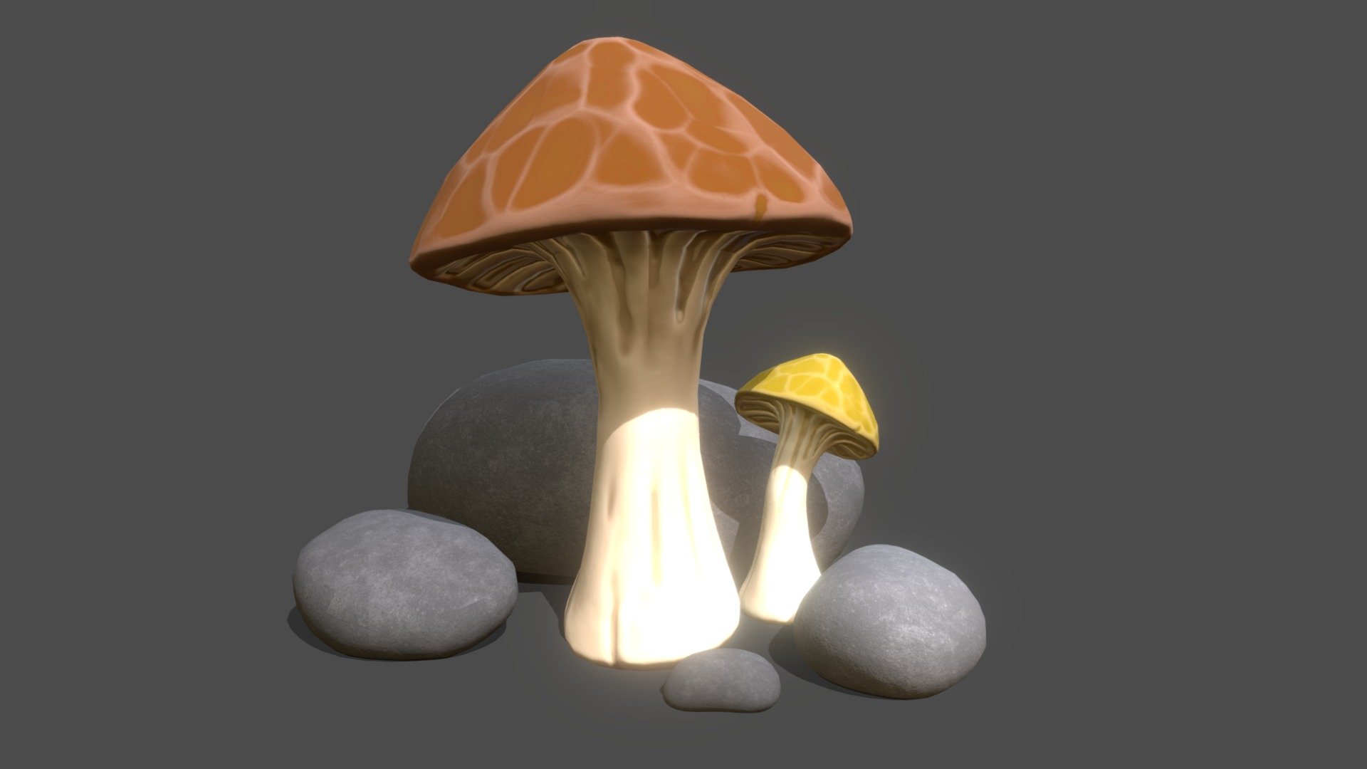 Shrooms - 3D model by Luke.G (@LukeCG) [9e8d92f] - Sketchfab