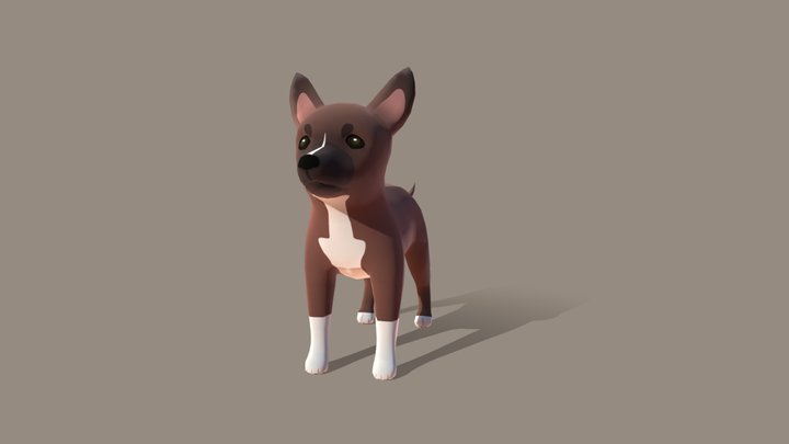 Dog_Basenji 3D Model