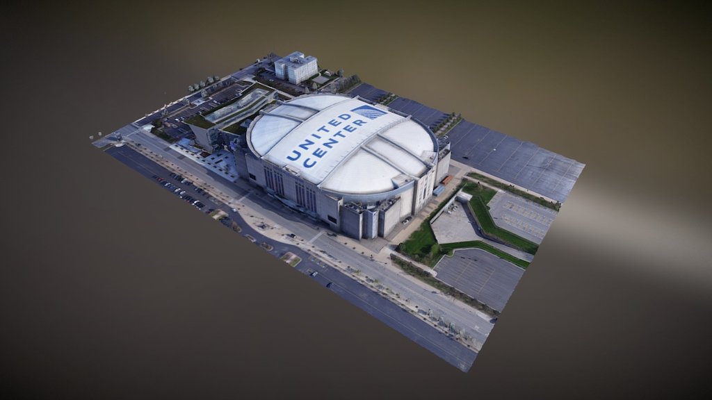 United Center, Chicago Illinois - 3D model by Helios Visions ...