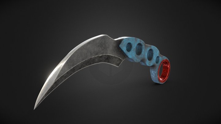 Karambit Knife – Game-Ready 3D Model 3D Model