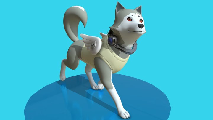Koromaru - Persona 3 3D Model