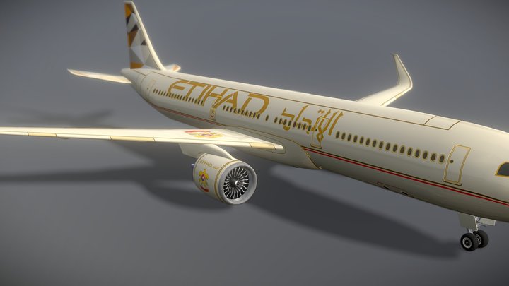 ETIHAD AIRLINES 3D Model